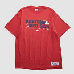 Red Boston Red Sox Majestic 2007 T-shirt
