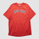Red Boston Red Sox Majestic 2000s T-shirt