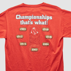 Red Boston Red Sox Majestic 2007 T-shirt