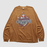 Tan Philadelphia Phillies Alstyle 2008 Long Sleeve T-shirt