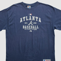 Navy Atlanta Braves Majestic 2010 T-shirt