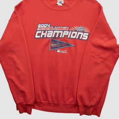 Red St. Louis Cardinals Lee Apparel 2004 Pullover Sweatshirt