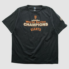 Black San Francisco Giants Genuine Merchandise 2010 T-shirt