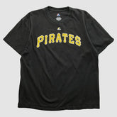 Black Pittsburgh Pirates Majestic 2000s T-shirt