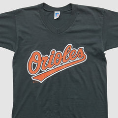 Black Baltimore Orioles Russell 90s T-shirt