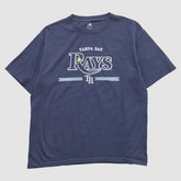 Navy Tampa Bay Rays MLB 2008 T-shirt