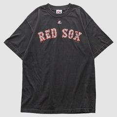 Black Boston Red Sox Majestic 2010s T-shirt