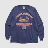 Navy St. Louis Cardinals Delta 2006 Long Sleeve T-shirt