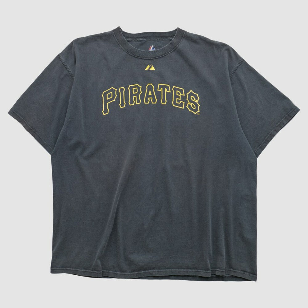 Charcoal Pittsburgh Pirates Majestic 2000s T-shirt