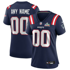 Women's Super Bowl LX Patch Custom Game Jersey - New England Patriots Jerseys