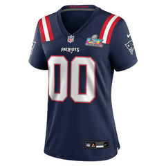 Women's Super Bowl LX Patch Custom Game Jersey - New England Patriots Jerseys