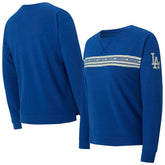 Royal Los Angeles Dodgers Concepts Sport Women's Birch French Terry Long Sleeve T-Shirt