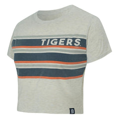 Cream Detroit Tigers Concepts Sport Women's Birch Cropped T-Shirt