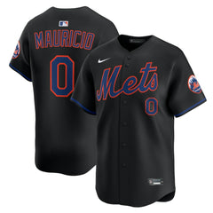 Black Ronny Mauricio New York Mets Nike Alternate Limited Jersey