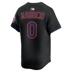 Black Ronny Mauricio New York Mets Nike Alternate Limited Jersey
