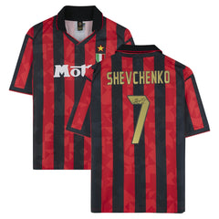 Andriy Shevchenko AC Milan Autographed 1994 Red/Black Home Jersey