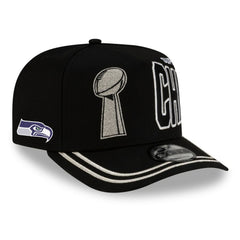 Super Bowl LX Champions Parade A-Frame 9FIFTY Snapback Hat - Seattle Seahawks Hats