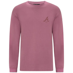 Pink Atlanta Braves Levelwear Bridal Rose Luxe Signature Long Sleeve T-Shirt