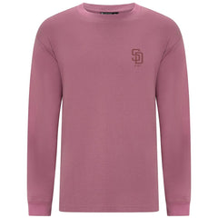 Pink San Diego Padres Levelwear Bridal Rose Luxe Signature Long Sleeve T-Shirt