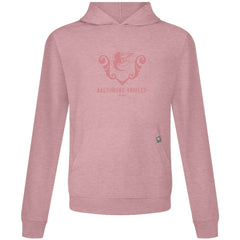 Pink Baltimore Orioles Levelwear Bridal Rose Relay Pullover Hoodie