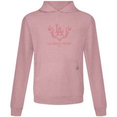 Pink Los Angeles Dodgers Levelwear Bridal Rose Relay Pullover Hoodie