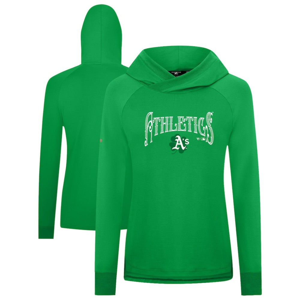 Green Athletics Levelwear Women's St. Patrick's Day Slender Raglan Hoodie