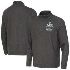 Antigua Super Bowl LX s Subtle Quarter-Zip Pullover - Seattle Seahawks Pullover