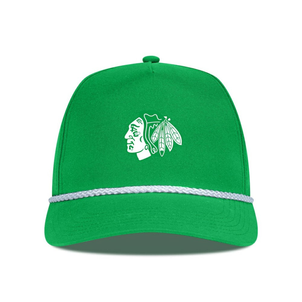 NHL Chicago Blackhawks Levelwear St. Patrick's Day Gambit Rope Adjustable Hat