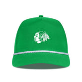 NHL Chicago Blackhawks Levelwear St. Patrick's Day Gambit Rope Adjustable Hat
