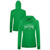 NHL Colorado Avalanche Levelwear Women's St. Patrick's Day Slender Raglan Hoodie