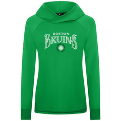 NHL Boston Bruins Levelwear Women's St. Patrick's Day Slender Raglan Hoodie