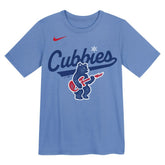 Light Blue Chicago Cubs Nike Preschool Electric Bear Alternate T-Shirt