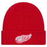 NHL Detroit Red Wings New Era Waffle Cuffed Knit Hat
