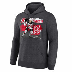 NHL Jack Hughes New Jersey Devils Fresh Ice Hoodie