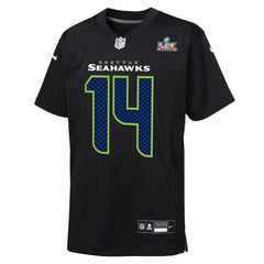 Sam Darnold Youth Super Bowl LX Carbon Fashion Game Jersey - Seattle Seahawks Jerseys