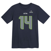 Sam Darnold Preschool Super Bowl LX Name & Number T-Shirt - Seattle Seahawks T-shirts
