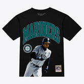 Black Ken Griffey Jr. Seattle Mariners Mitchell & Ness Photo Arch Player Graphic T-Shirt