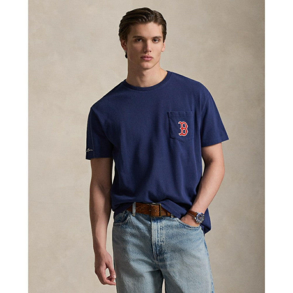 Navy Red Sox Polo Ralph Lauren T-Shirt