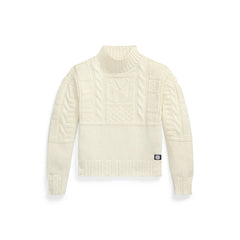 Cream Yankees Polo Ralph Lauren Women's Sweater