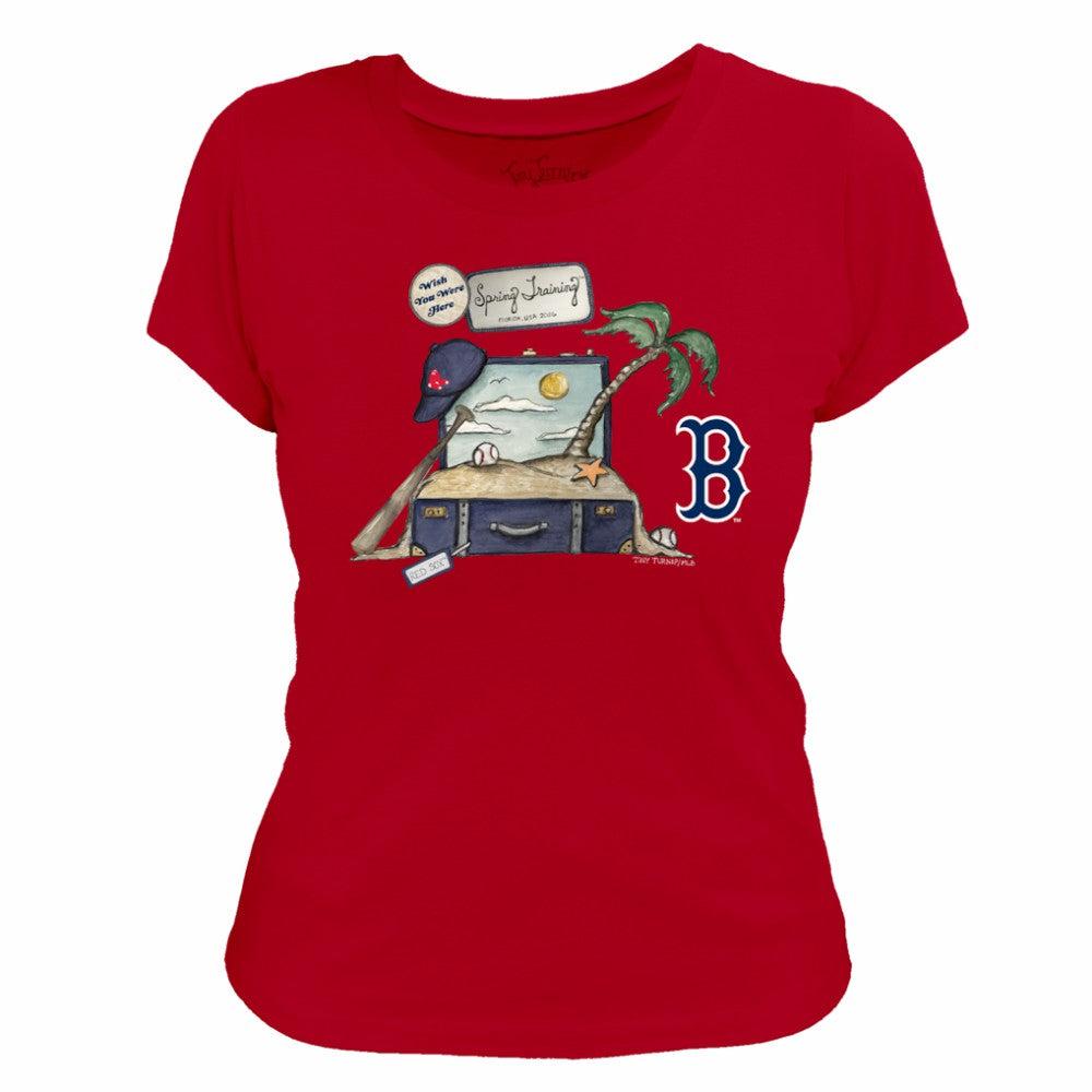 Red Boston Red Sox Tiny Turnip Women's 2026 Spring Training T-Shirt