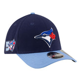 Navy/Powder Blue Toronto Blue Jays New Era 50th Season Player Replica 39THIRTY Flex Hat