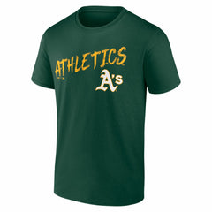 Green Athletics Hustle Personalized Name & Number T-Shirt