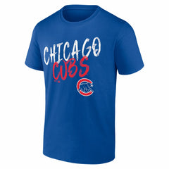 Royal Chicago Cubs Hustle Personalized Name & Number T-Shirt