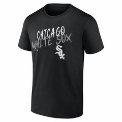 Black Chicago White Sox Hustle Personalized Name & Number T-Shirt
