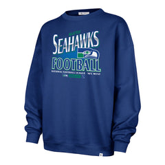 '47 Women's Regional Oversized Sweatshirt - Seattle Seahawks Sweatshirts