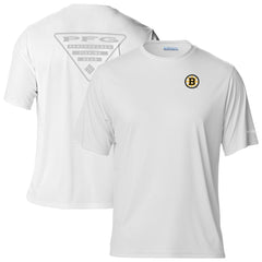 NHL Boston Bruins Columbia PFG Terminal Tackle Omni-Shade T-Shirt