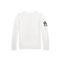 White Yankees Polo Ralph Lauren Youth Sweater