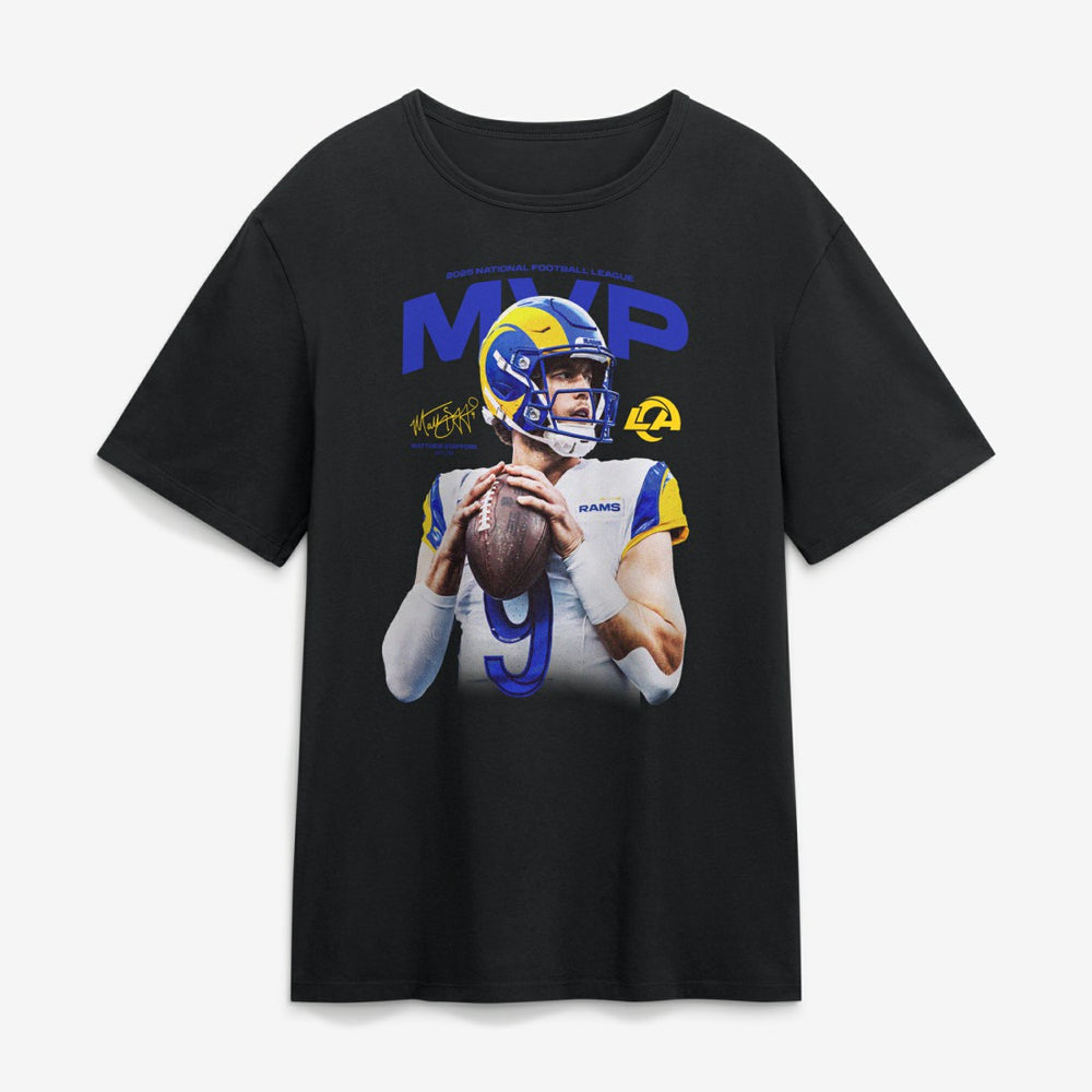 Matthew Stafford 2025 NFL MVP T-Shirt - Los Angeles Rams T-shirts