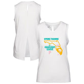 White Pittsburgh Pirates Levelwear Women's 2026 Spring Training Paisley Ball Bold Tank