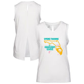 White Baltimore Orioles Levelwear Women's 2026 Spring Training Paisley Ball Bold Tank
